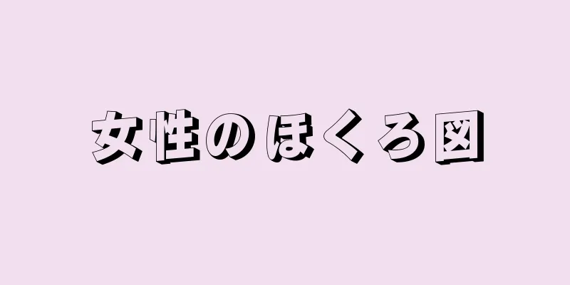 女性のほくろ図