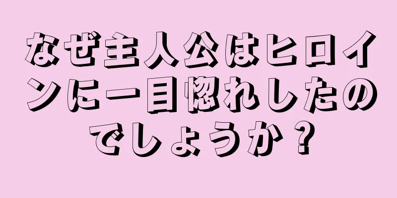 なぜ主人公はヒロインに一目惚れしたのでしょうか？