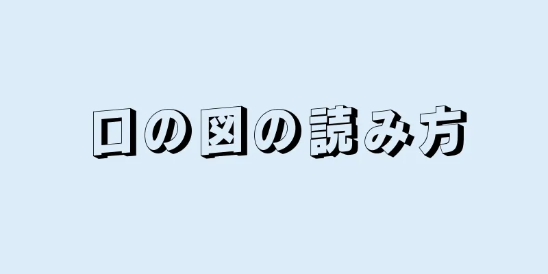 口の図の読み方