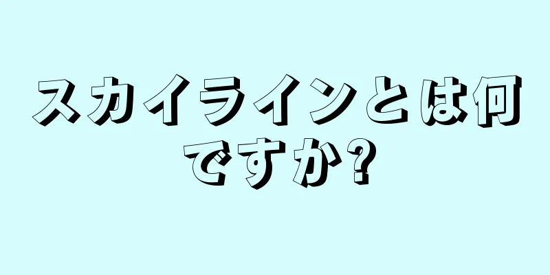 スカイラインとは何ですか?