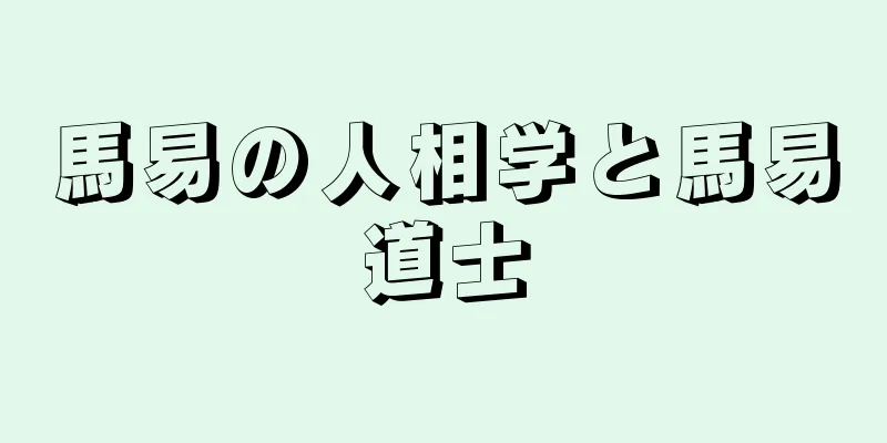 馬易の人相学と馬易道士