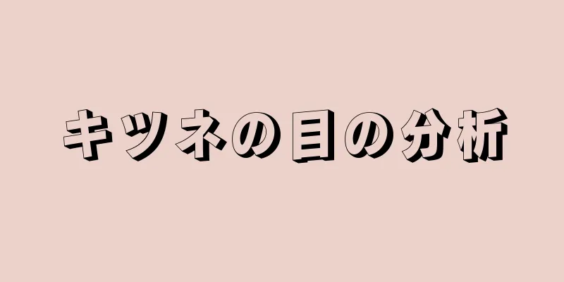 キツネの目の分析