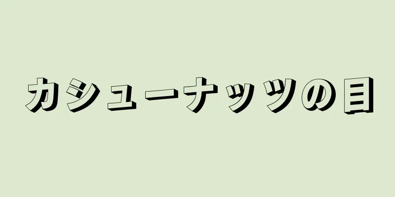 カシューナッツの目