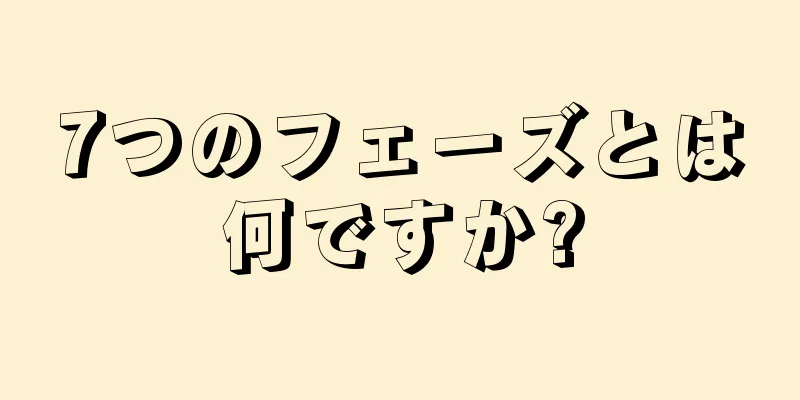 7つのフェーズとは何ですか?